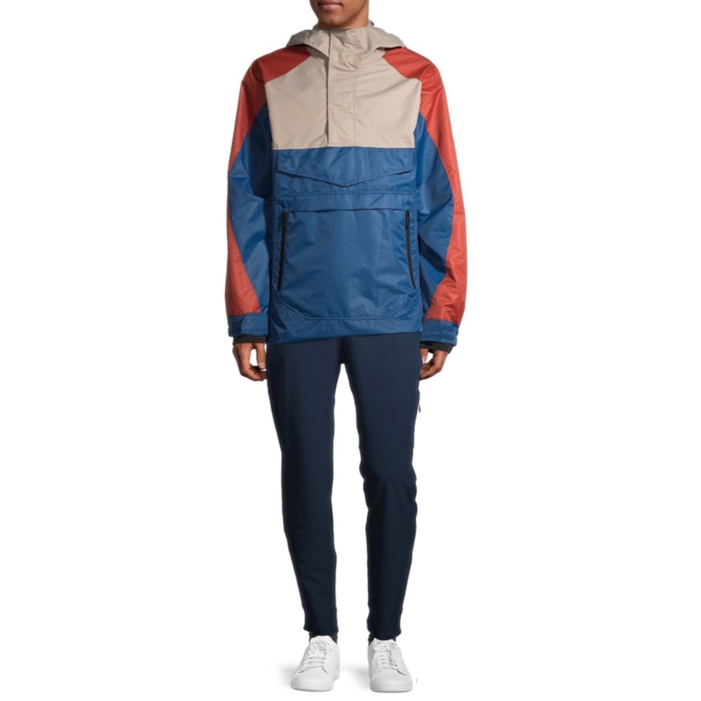 🆕 Swiss Tech Men's Hard Shell Ski/Snowboard
Color Block Pull-On Anorak Jacket - Picture 6 of 6
